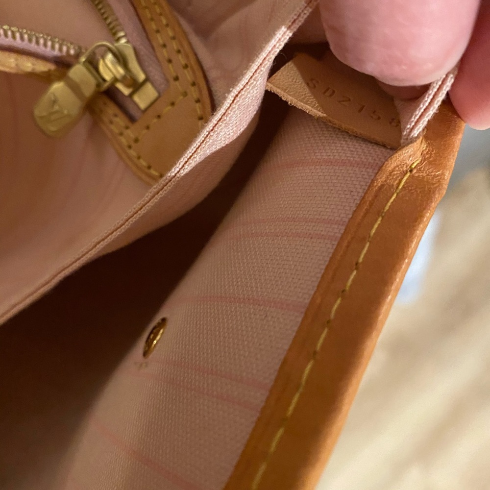 ❌SOLD❌Louis Vuitton Neverfull GM azur with pouch - Picture 9 of 16